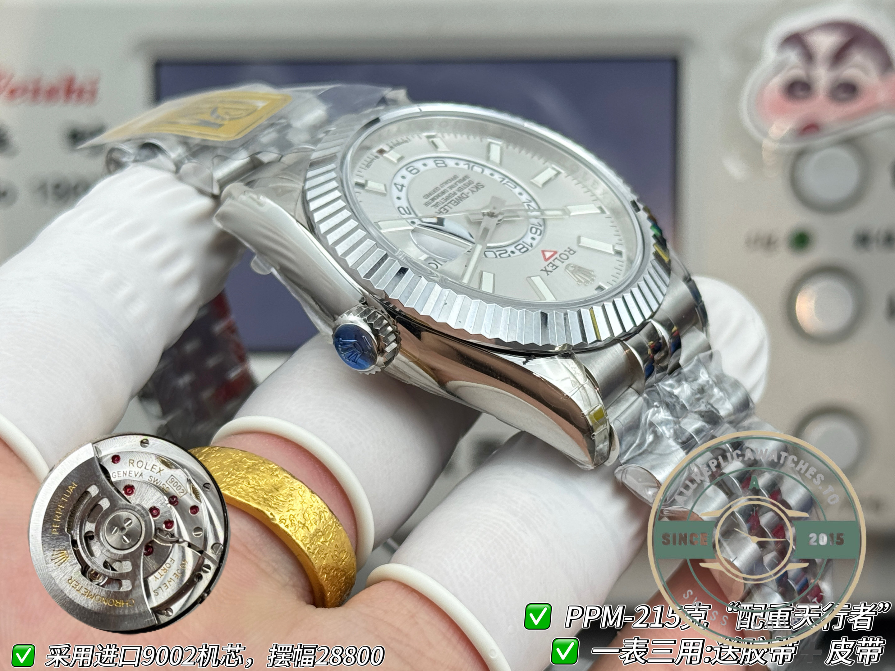 Rolex Sky-Dweller 336934 White Dial Jubilee replica – photo 8