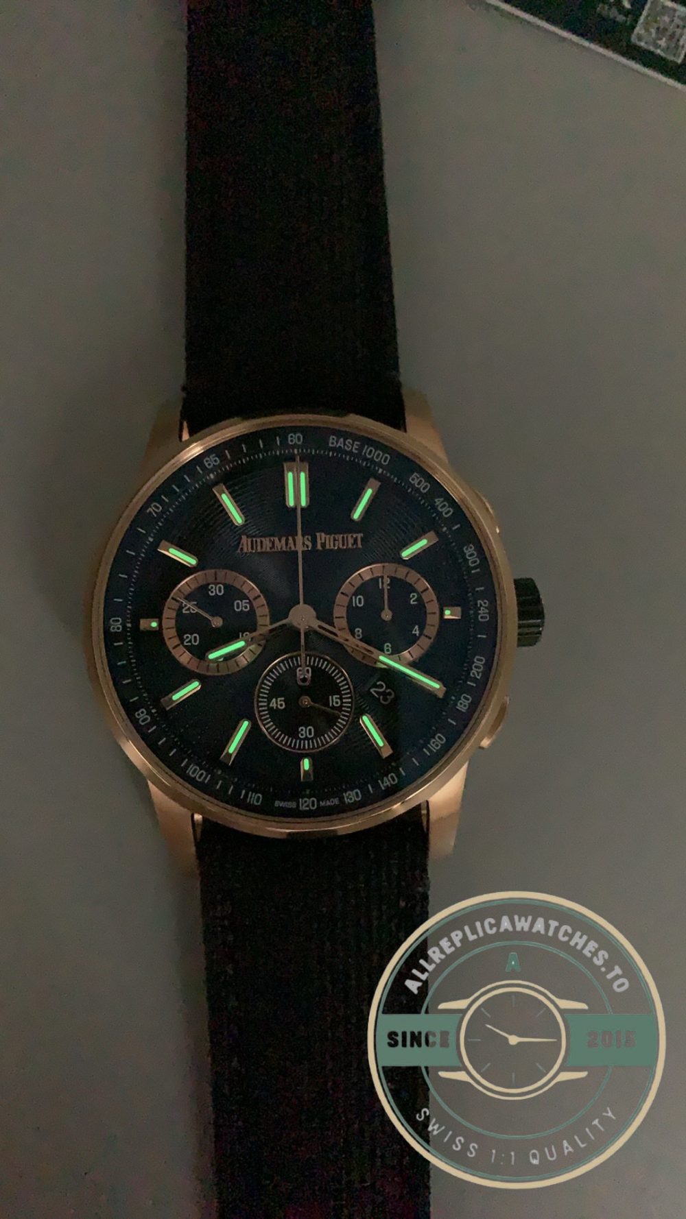AP Code 11.59 Chronograph 26393OR Black Dial Super Clone
