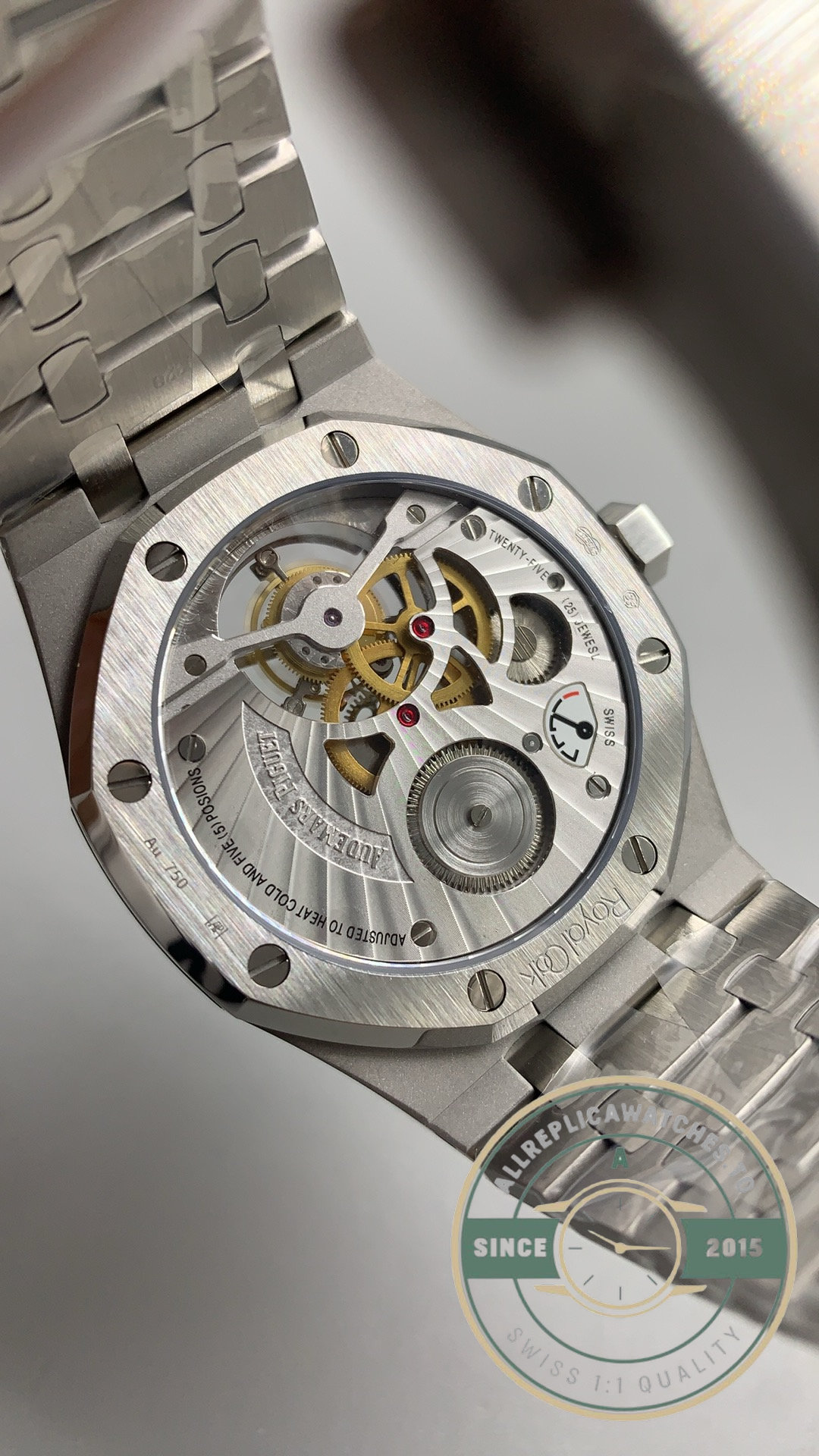 Super Clone Audemars Piguet Royal Oak Flying Tourbillon 37mm Steel Purple Dial Ref.26660ST.OO.1356ST.01 - Image 8
