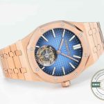 Super Clone Audemars Piguet Royal Oak Flying Tourbillon 41mm Rose Gold Blue Dial Ref.26730OR.OO.1320OR.01 - Thumbnail Image 2