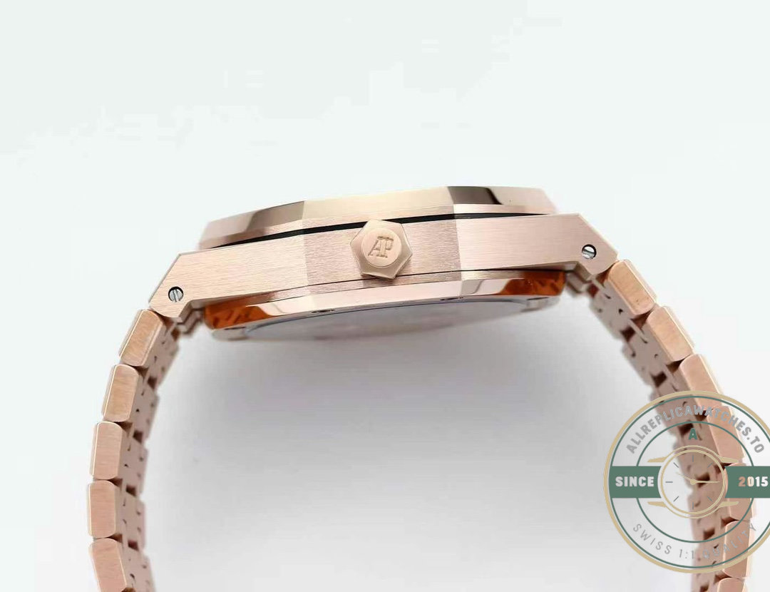 Super Clone Audemars Piguet Royal Oak Flying Tourbillon 41mm Rose Gold Blue Dial Ref.26730OR.OO.1320OR.01 - Image 4