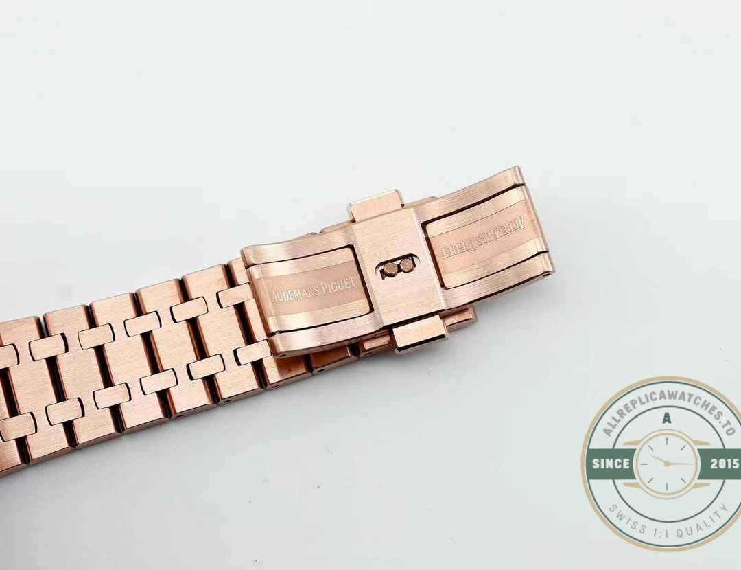 Super Clone Audemars Piguet Royal Oak Flying Tourbillon 41mm Rose Gold Blue Dial Ref.26730OR.OO.1320OR.01 - Image 5