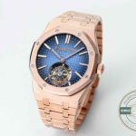 Super Clone Audemars Piguet Royal Oak Flying Tourbillon 41mm Rose Gold Blue Dial Ref.26730OR.OO.1320OR.01 - Thumbnail Image 9