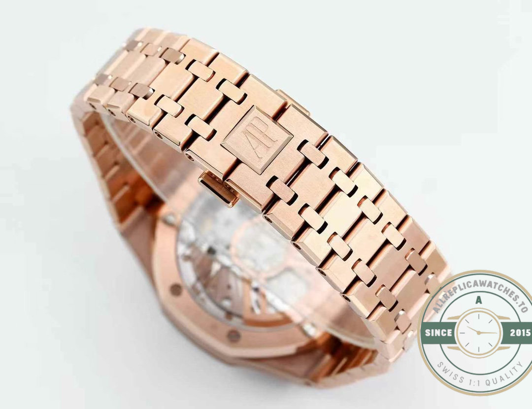 Super Clone Audemars Piguet Royal Oak Flying Tourbillon 41mm Rose Gold Blue Dial Ref.26730OR.OO.1320OR.01 - Image 10