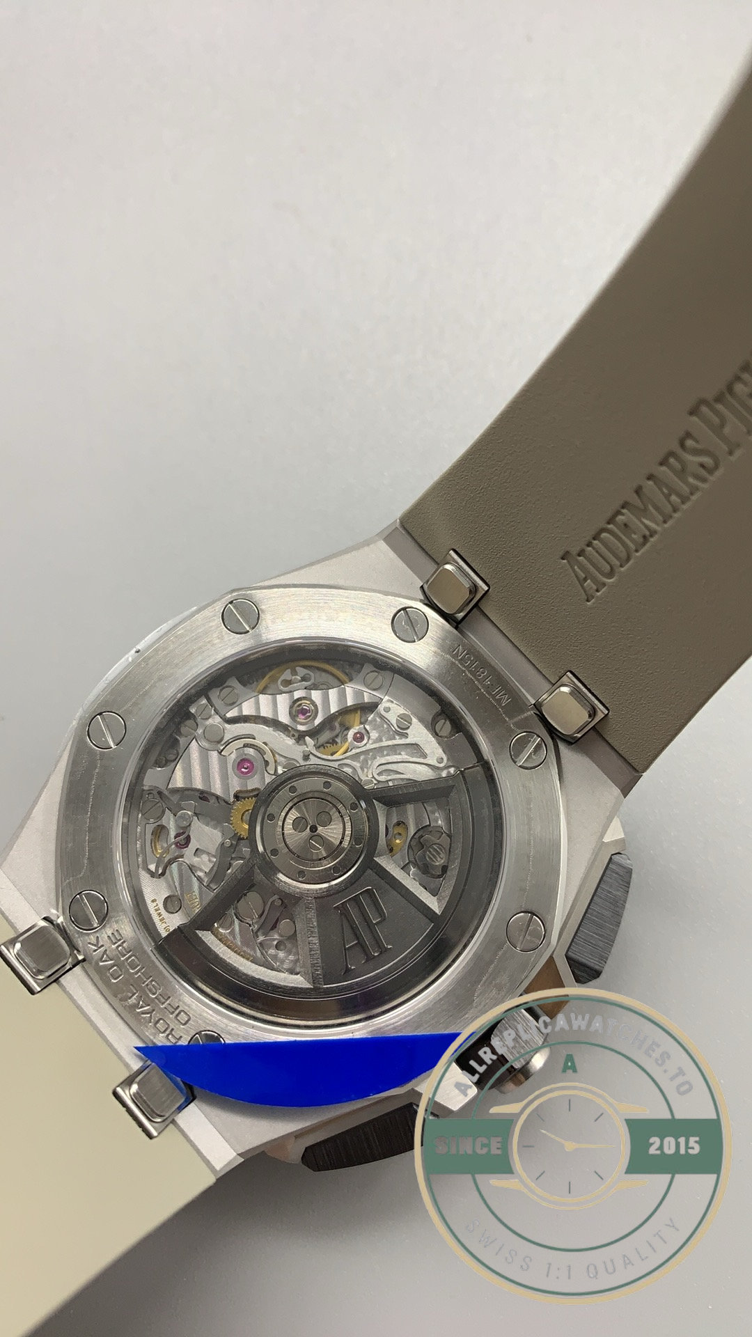 Super Clone Audemars Piguet Royal Oak Offshore Chronograph 42mm Steel Khaki Dial Ref.26420SO.OO.A600CA.01 - Image 7