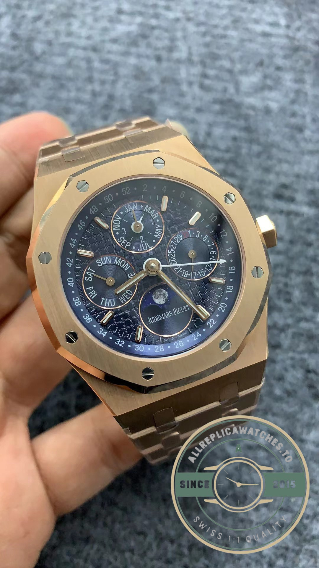 Audemars Piguet Royal Oak Perpetual Calendar 26574OR super clone – photo 3