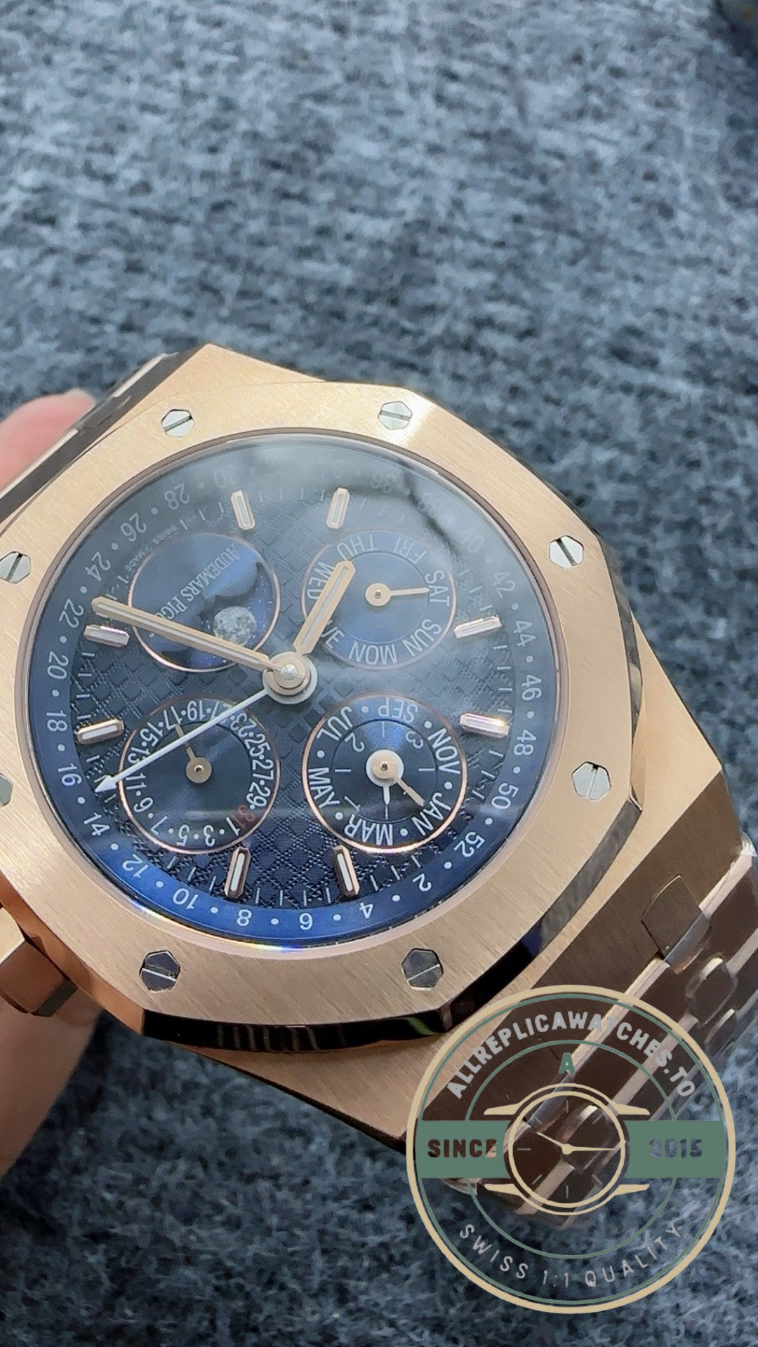 Audemars Piguet Royal Oak Perpetual Calendar 26574OR super clone – photo 5