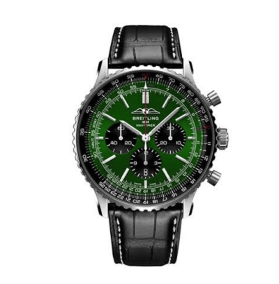 Super Clone Breitling Navitimer B01 Chronograph 46mm Ref. AB0137241L1P1 Green Dial