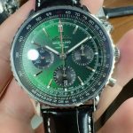 Super Clone Breitling Navitimer B01 Chronograph 46mm Ref. AB0137241L1P1 Green Dial - Thumbnail Image 11