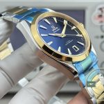 Black dial on the 41mm Omega Seamaster Aqua Terra, clone build with nothing added