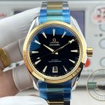 VSF-built Omega Seamaster Aqua Terra clone at 41mm, black dial, VS8900 automatic