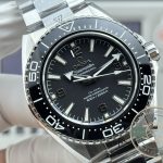 Black-dial Planet Ocean 600M at 42mm, the baseline Omega Seamaster superclone