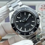 The 42mm Planet Ocean 600M sits between dress and dive, Omega replica build