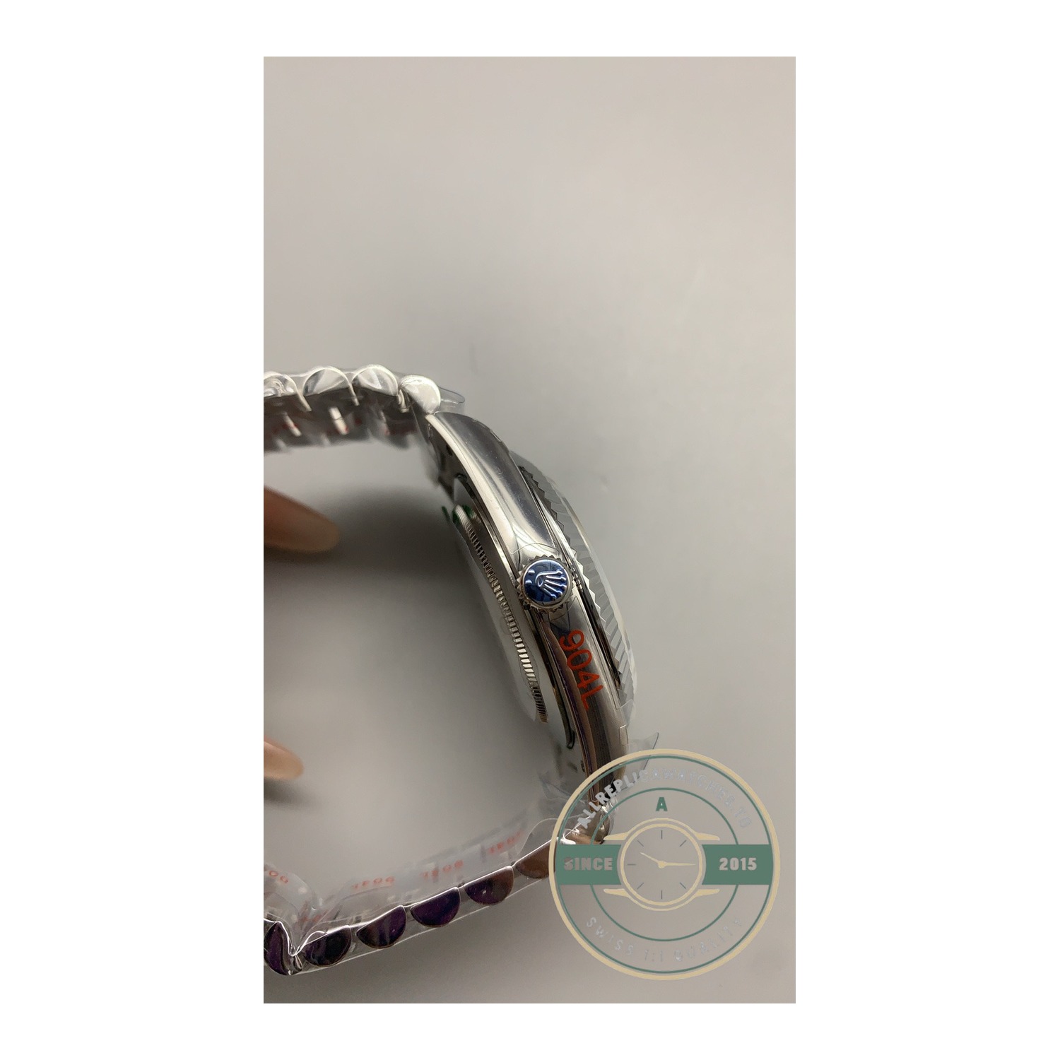 Super Clone Rolex Day-Date 40 18kt White Gold with Slate Dial, Ref. 228239-0060 - Image 2