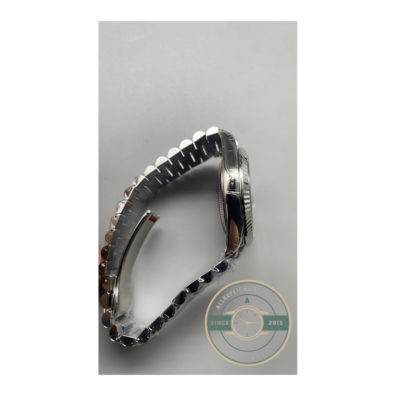 Super Clone Rolex Day-Date 40 18kt White Gold with Slate Dial, Ref. 228239-0060 - Image 18
