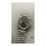 Super Clone Rolex Day-Date 40 18kt White Gold with Slate Dial, Ref. 228239-0060 - Thumbnail Image 3