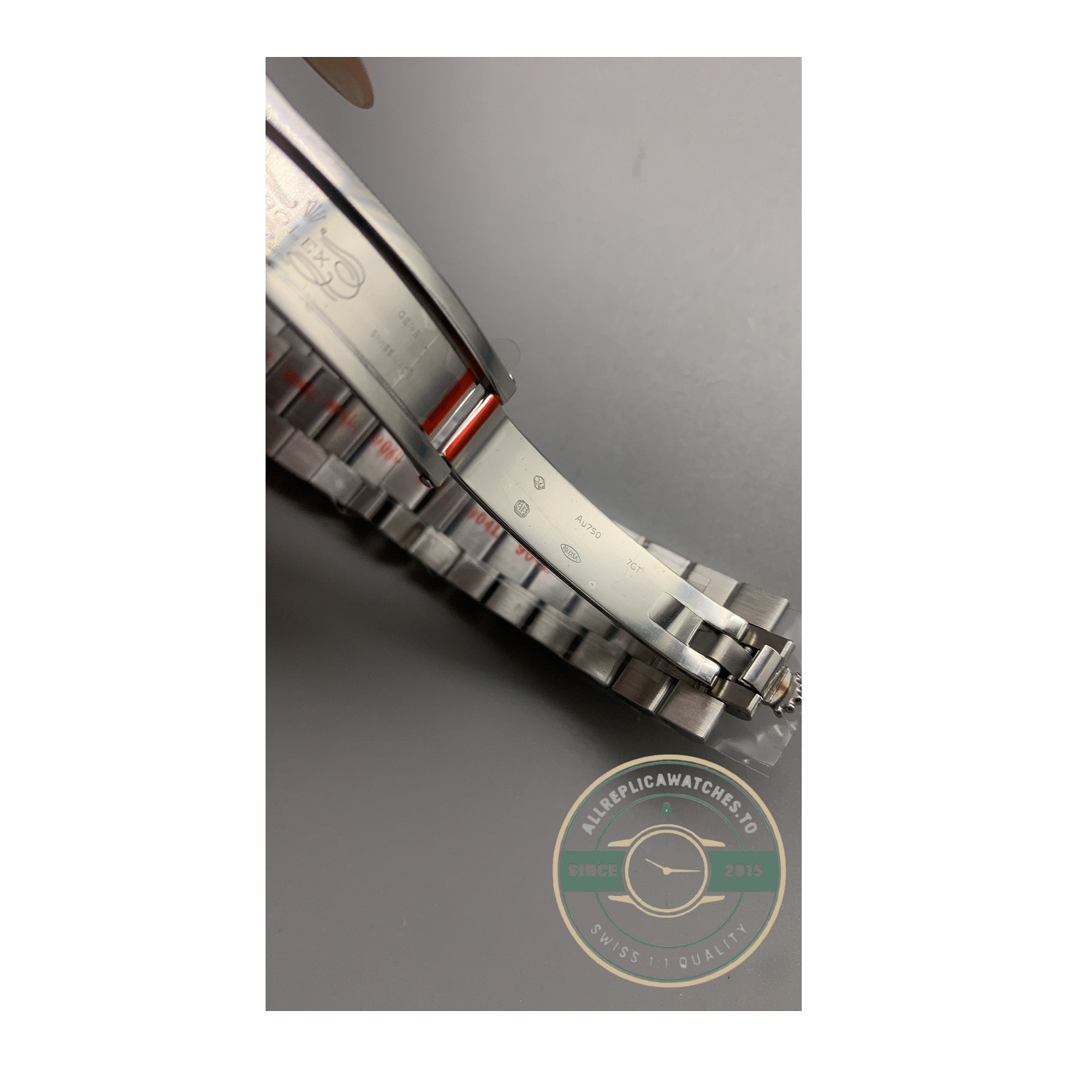 Super Clone Rolex Day-Date 40 18kt White Gold with Slate Dial, Ref. 228239-0060 - Image 5