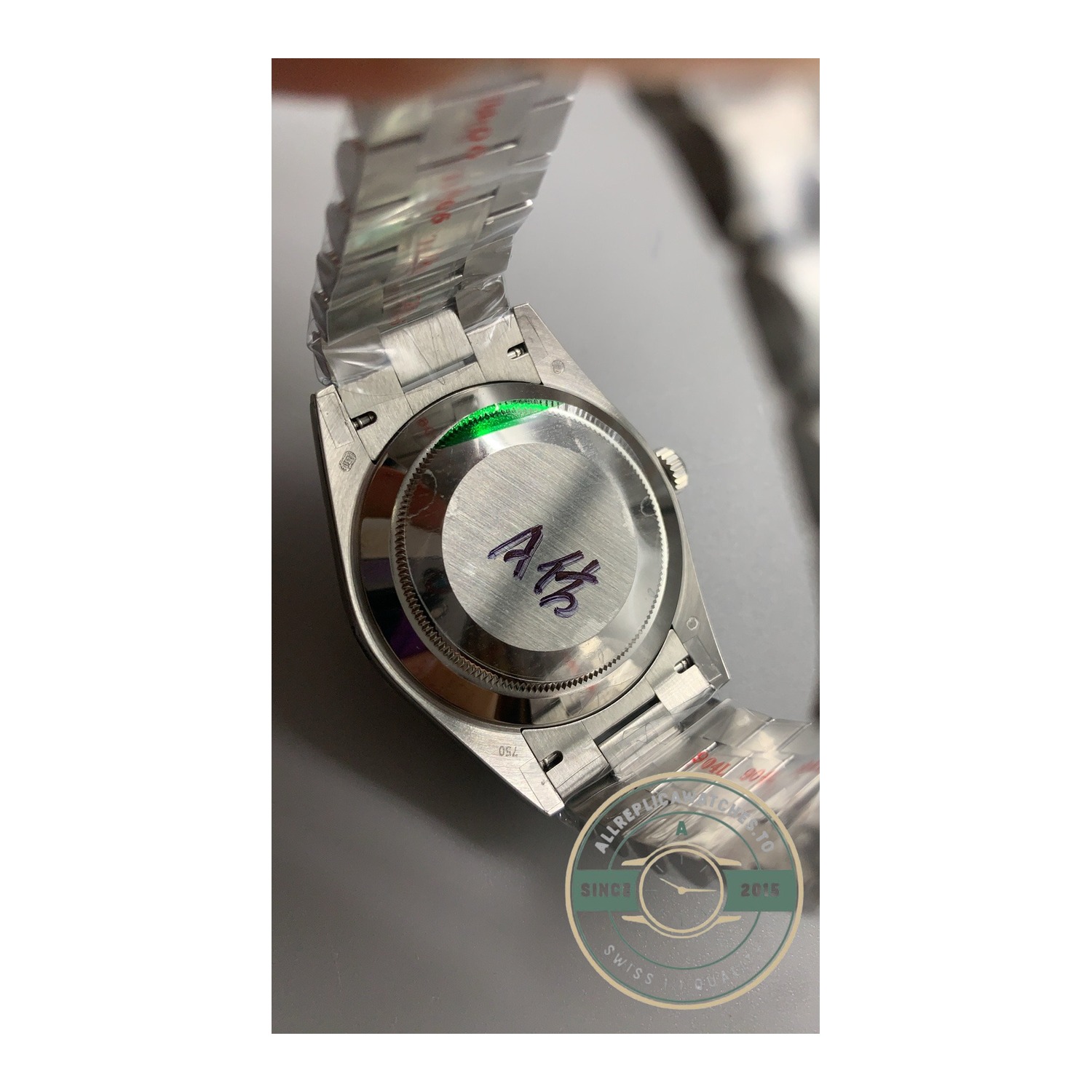 Super Clone Rolex Day-Date 40 18kt White Gold with Slate Dial, Ref. 228239-0060 - Image 9