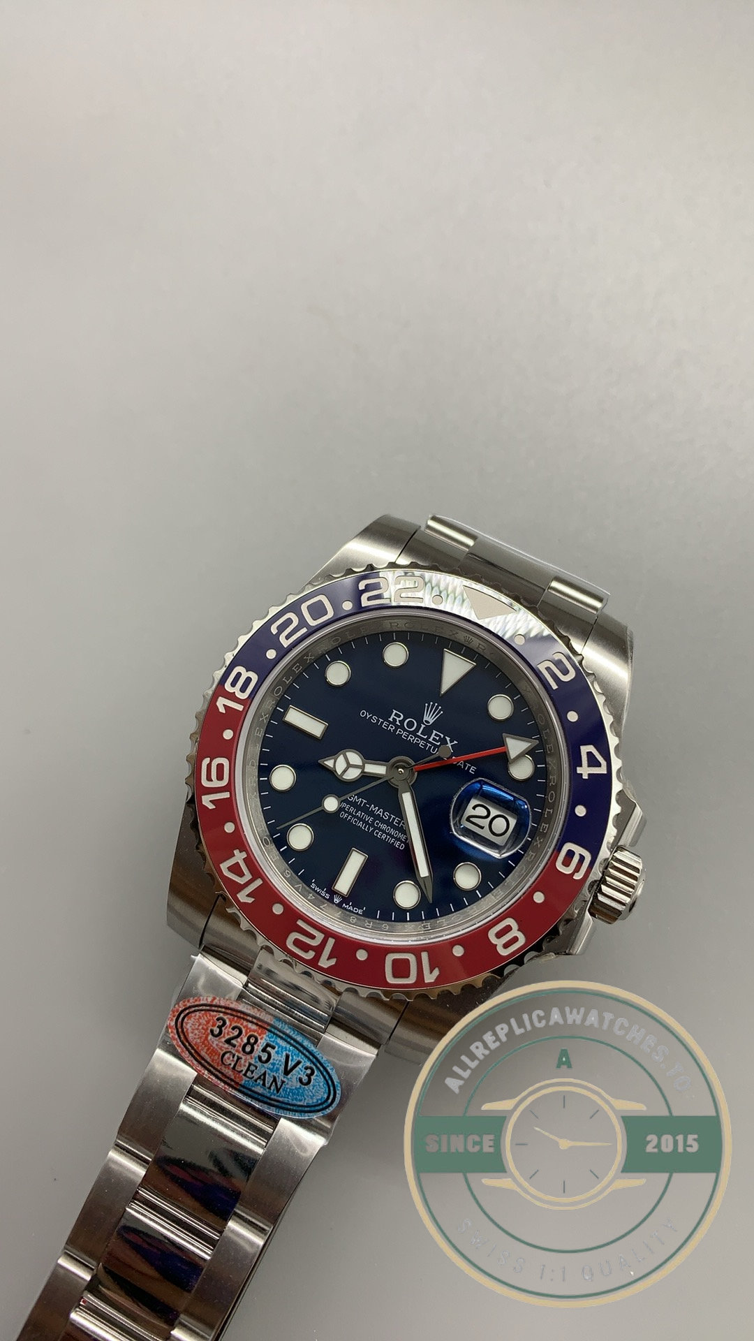 Rolex GMT-Master II 126719BLRO Pepsi blue dial replica – photo 2