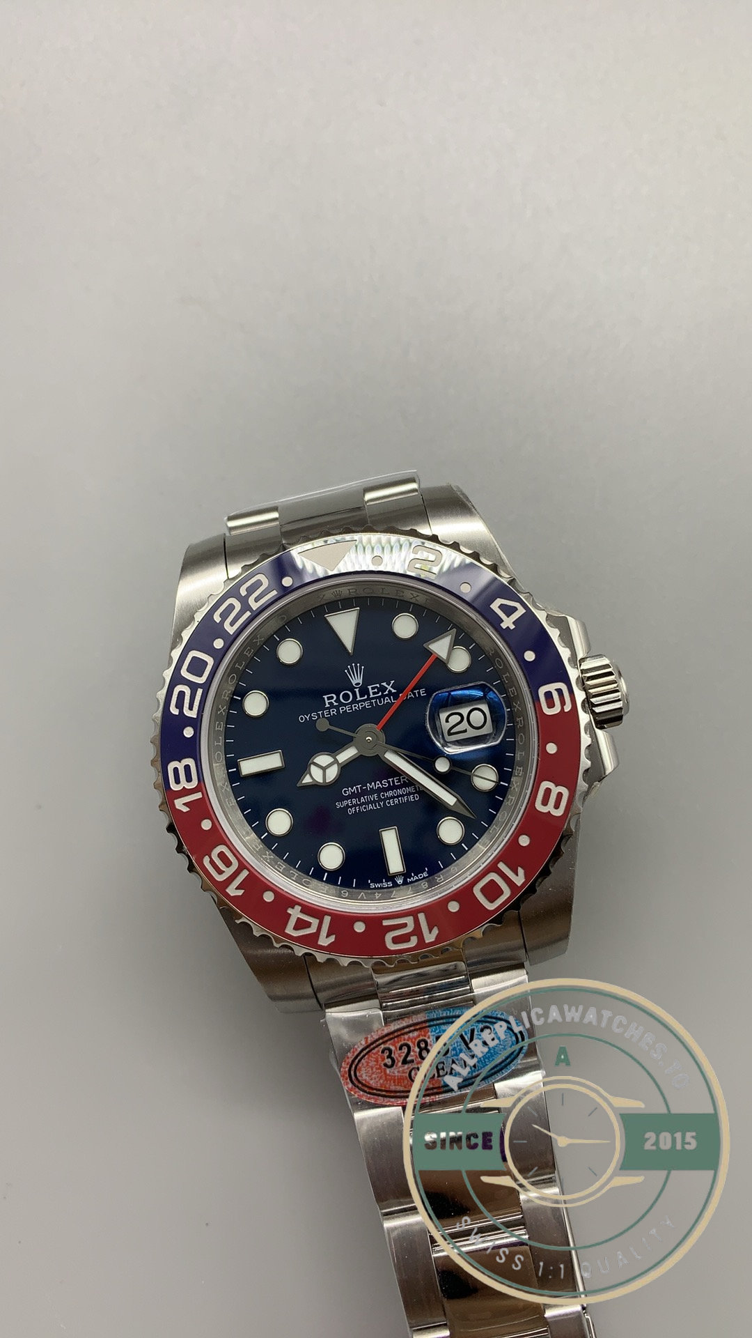 Rolex GMT-Master II 126719BLRO Pepsi blue dial replica – photo 4