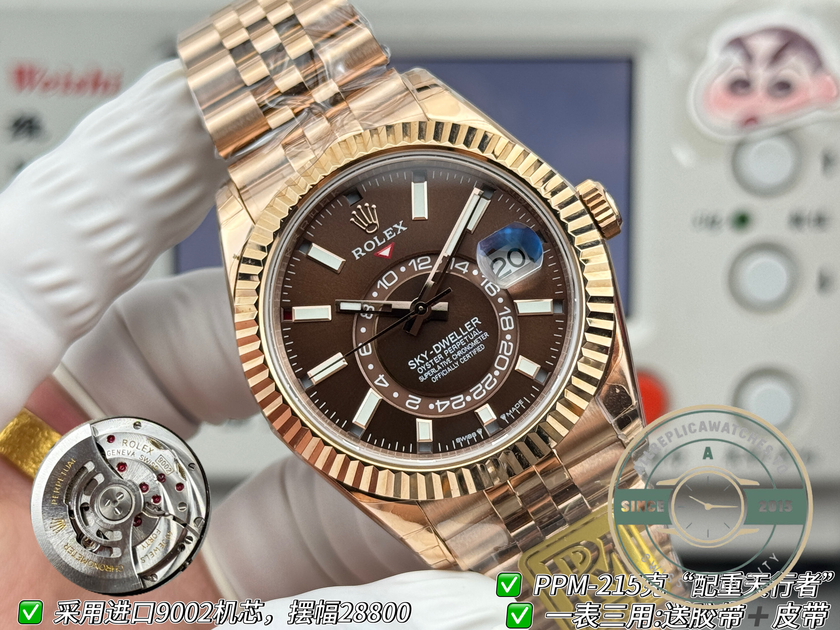 Rolex Sky-Dweller 336935 Chocolate Dial replica – photo 5