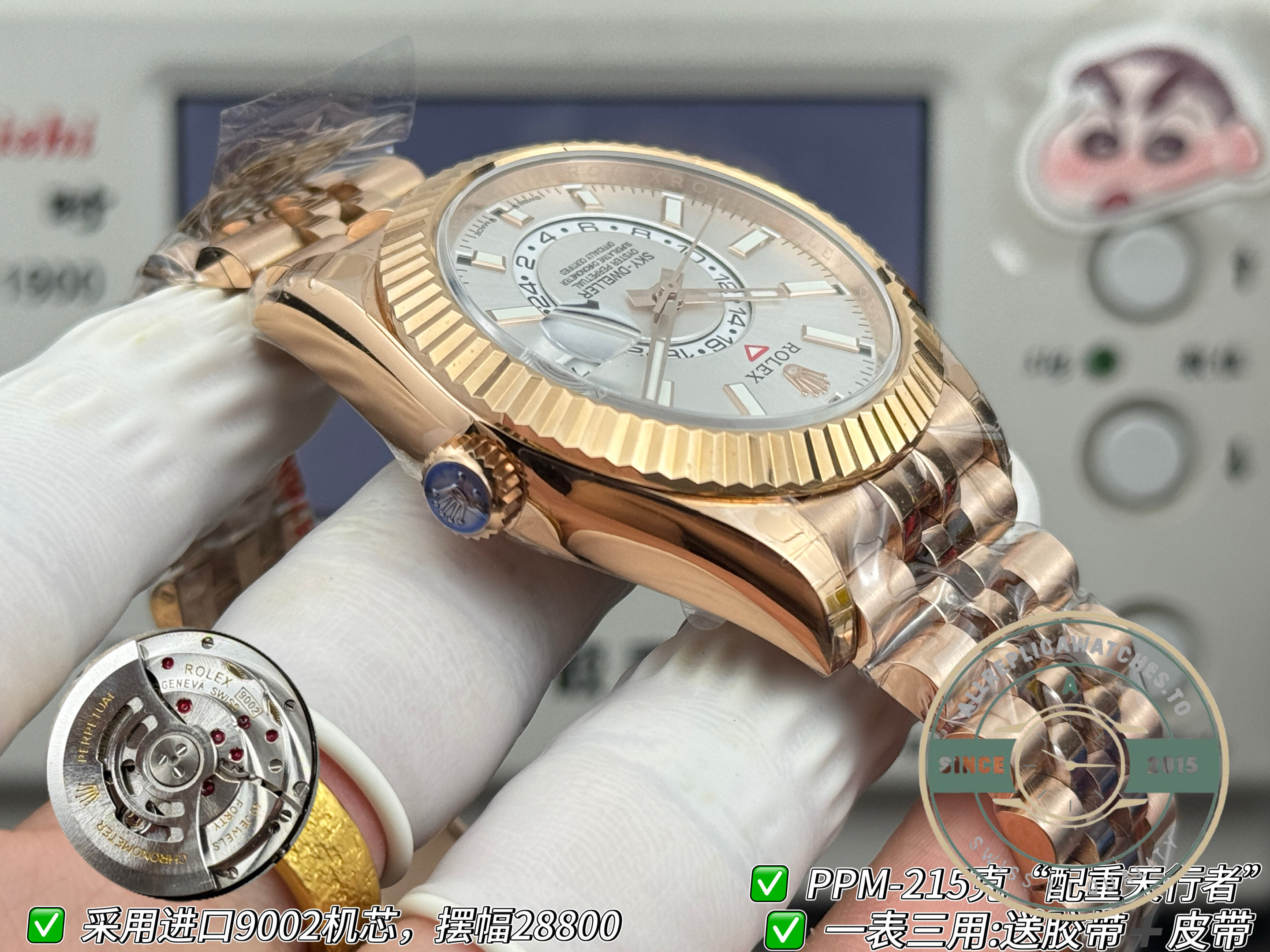 Rolex Sky-Dweller 336935 White Dial Oyster replica – photo 4