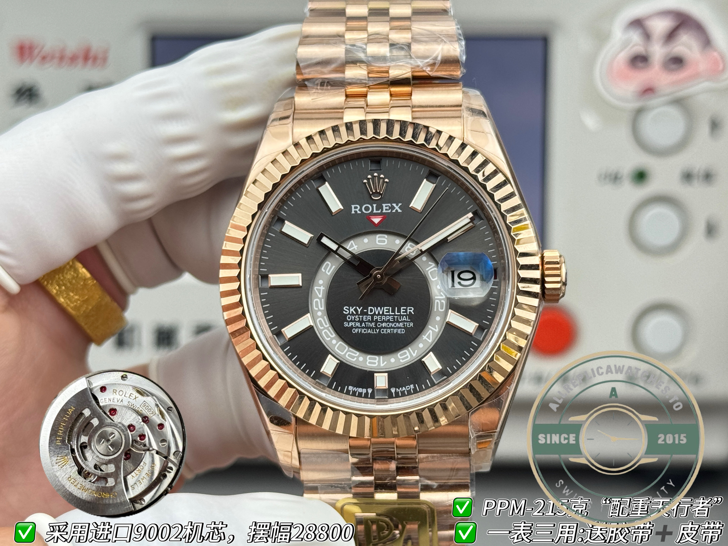Rolex Sky-Dweller 336935 Slate Dial replica – photo 2