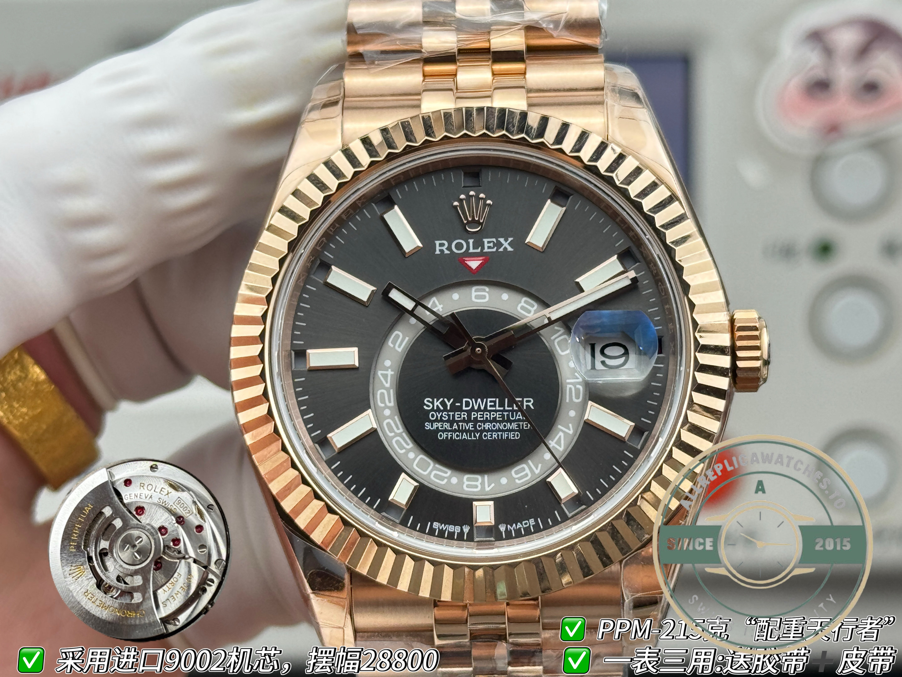 Rolex Sky-Dweller 336935 Slate Dial replica – photo 4