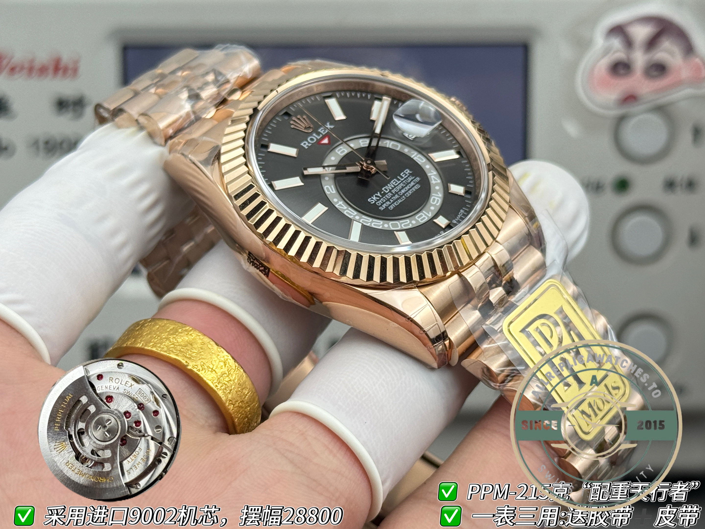 Rolex Sky-Dweller 336935 Slate Dial replica – photo 9