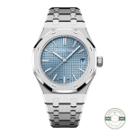 Audemars Piguet Royal Oak 37mm 15550ST super clone, blue dial – front view