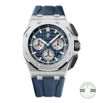 Audemars Piguet Royal Oak Offshore Chronograph 26420TI super clone, blue dial – front view