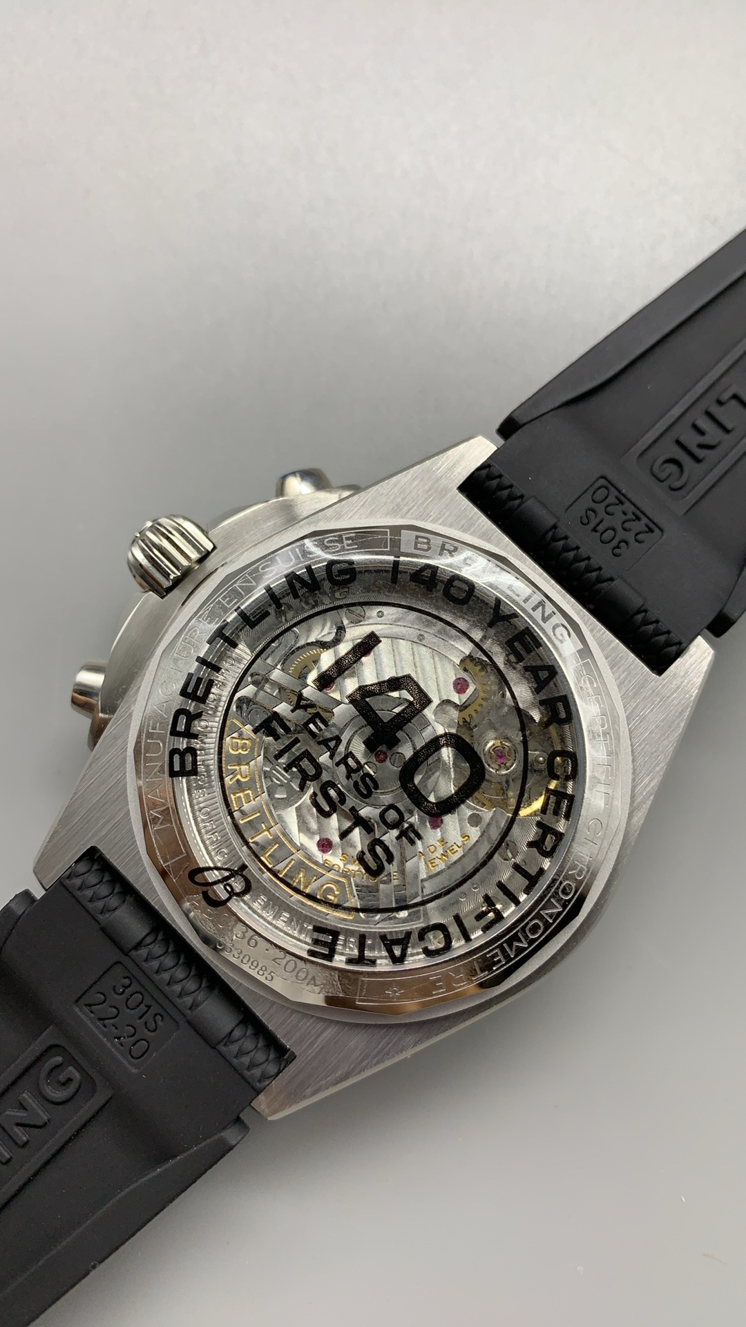 Superclone Breitling Chronomat B01 Chronograph 42mm Ref. EB0134101M1S1 Gray Dial - Image 2