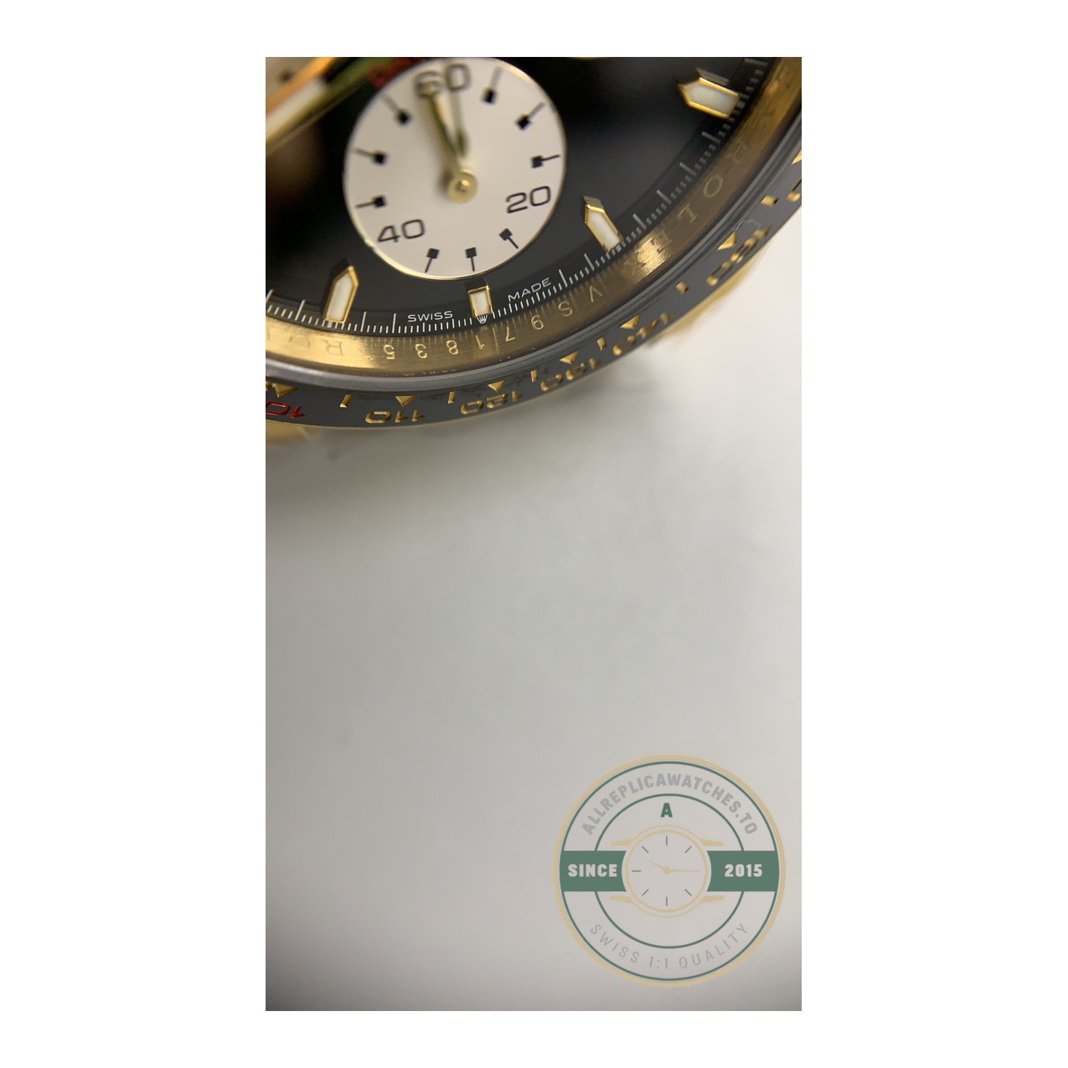 Rolex Daytona Le Mans 126528LN yellow gold replica – photo 2