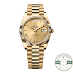 Superclone Rolex Day-Date 40 Yellow Gold Champagne Roman Dial, Reference 228238-0006 - Thumbnail Image 1