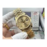 Rolex Day-Date 40 228238-0006 Champagne Roman Yellow Gold replica – photo 7