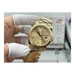 Rolex Day-Date 40 228238-0006 Champagne Roman Yellow Gold replica – photo 8