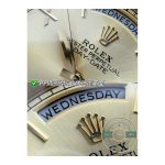 Superclone Rolex Day-Date 40 Yellow Gold Champagne Roman Dial, Reference 228238-0006 - Thumbnail Image 9