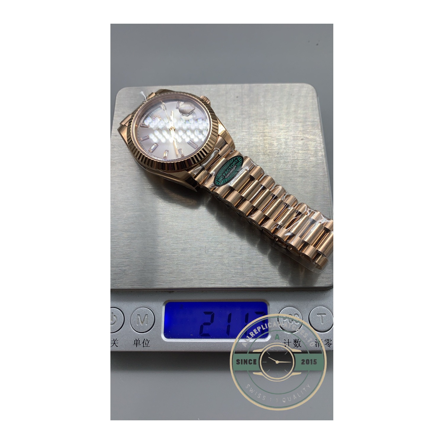 Superclone Rolex Day-Date 40mm Reference 228235-0004, Sundust Dial - Image 4