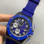 Swiss Clone Audemars Piguet Royal Oak Offshore Chronograph 44mm Black Ceramic Blue Bezel Blue Dial Ref.26405CE.OO.A030CA.01 - Thumbnail Image 4