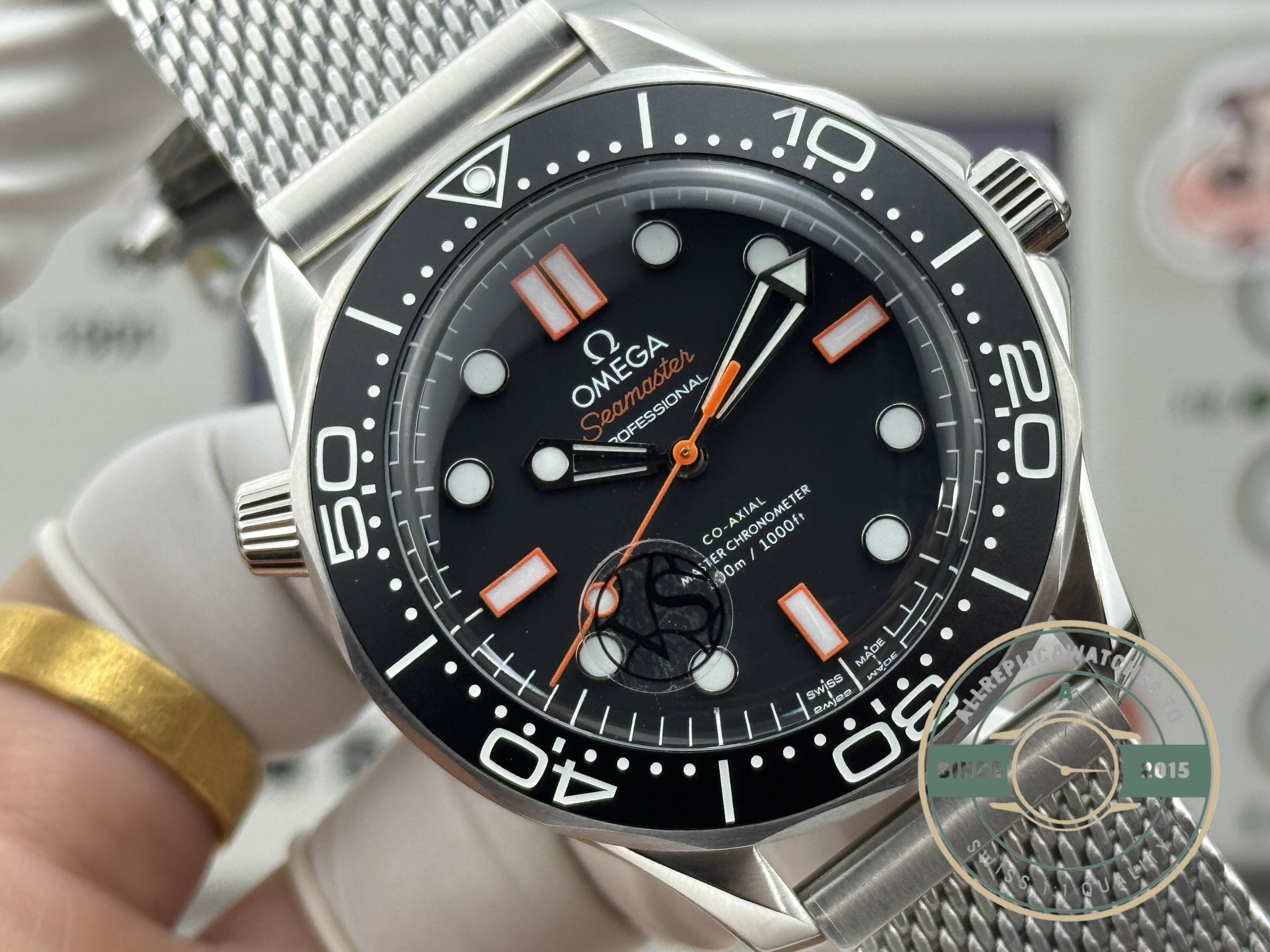 48-hour reserve the VS8800 holds in this superclone Omega Seamaster Diver 300M NTTD