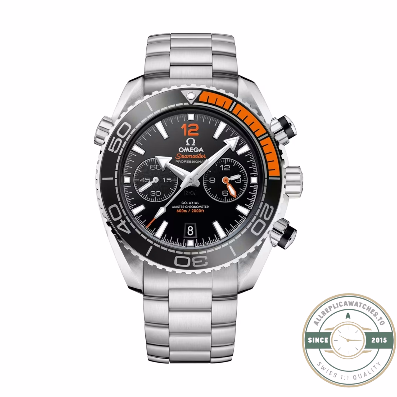 Swiss Clone Omega Seamaster Planet Ocean 600M Master Chronometer Ref.215.30.46.51.01.002 Black Dial - Image 1