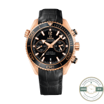 Superclone Omega Seamaster Planet Ocean 600M Ref.232.63.46.51.01.001 with its black chronograph dial