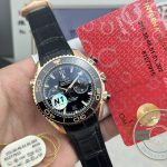 N1 assembled the clone 9900 inside this replica Omega Seamaster Planet Ocean 600M chronograph