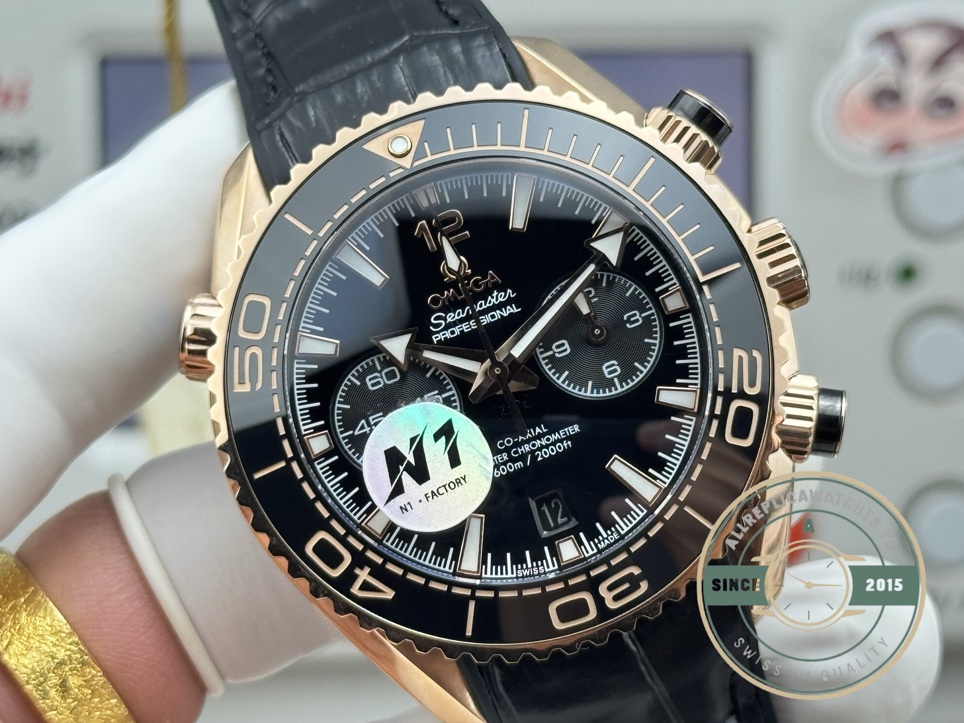 Master Chronometer certification belongs to the genuine Omega 9900, the benchmark for this superclone