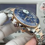 Clone 9900 automatic chronograph, 48-hour reserve, inside the 45.5mm Planet Ocean case