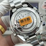 Running seconds, 30-minute counter and 12-hour totalizer at 3, 6 and 9 on this Omega clone
