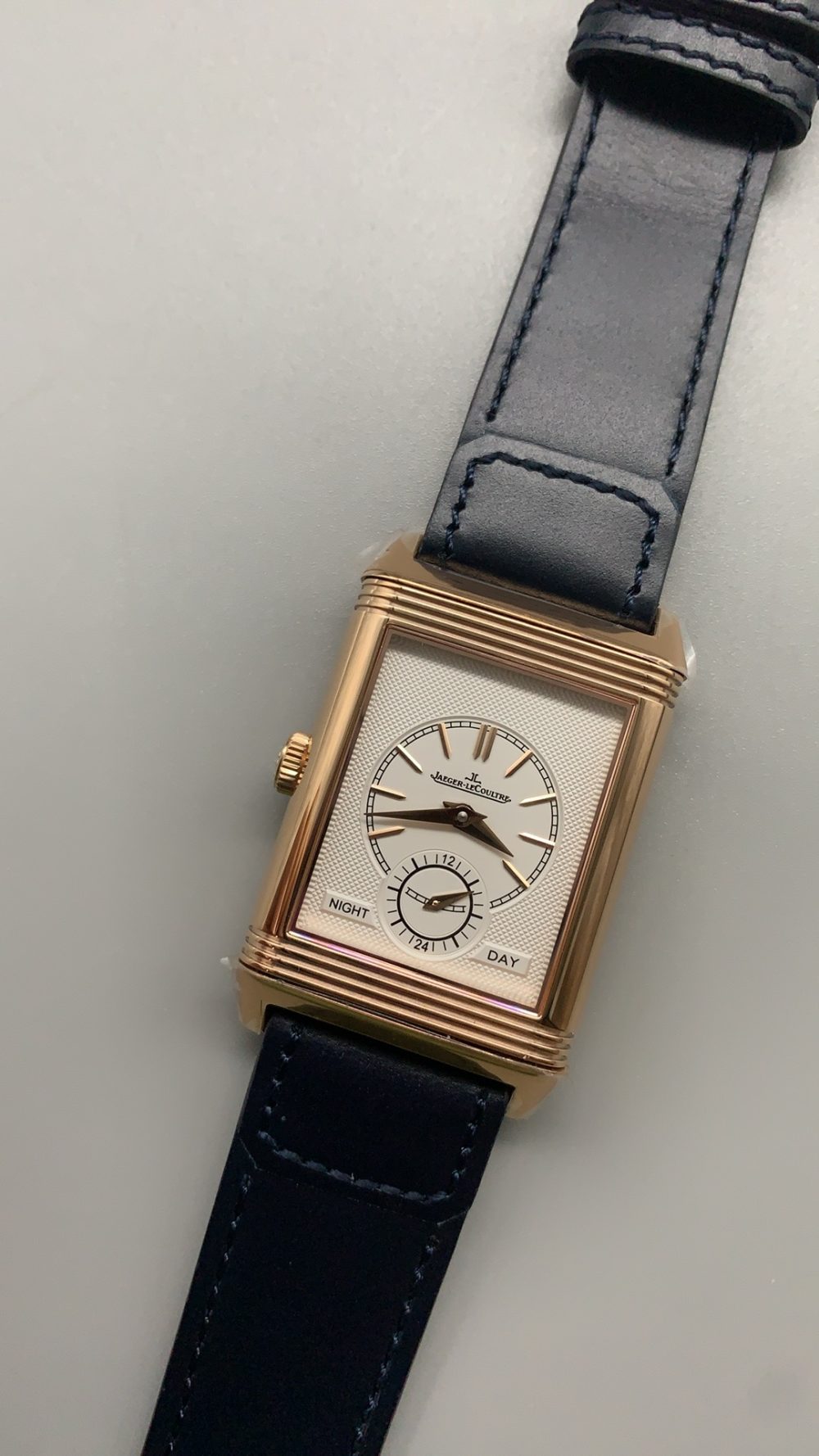 JLC Reverso Tribute Duoface Replica Q3982590 Blue Dial